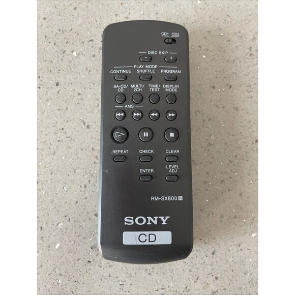 OEM Sony RM-SX800-R CD Remote Control for SCD-CE595 TESTED - Picture 1 of 5